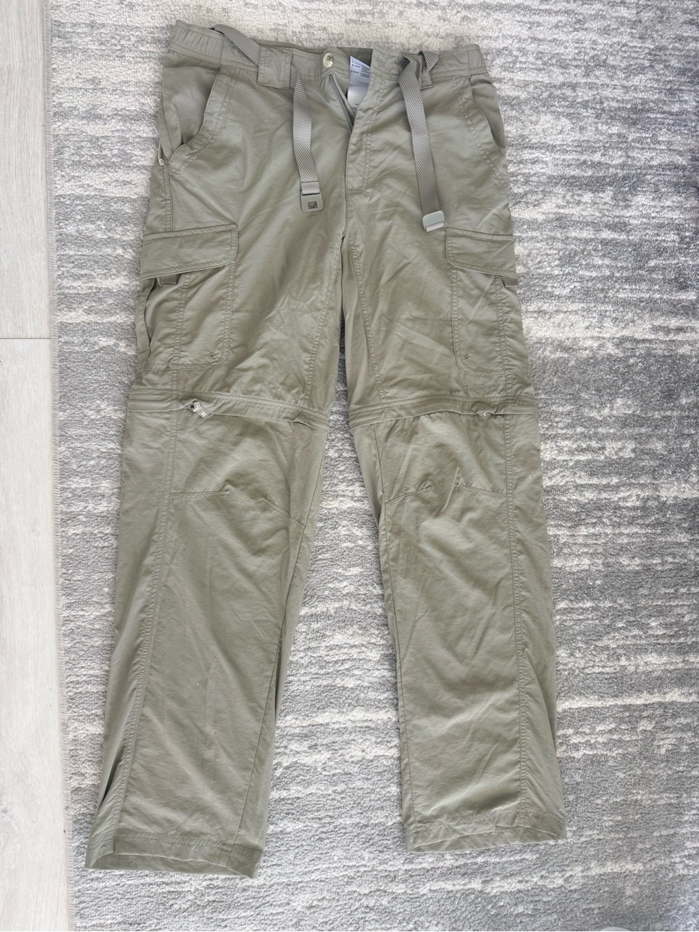 Columbia Men's Olive Green Convertible Cargo Pants